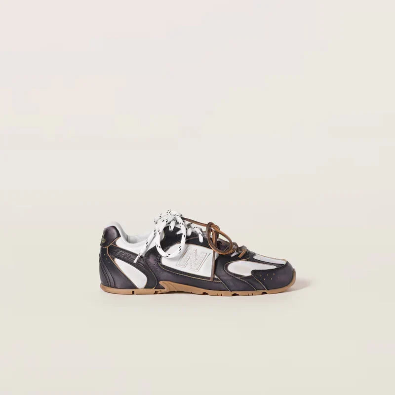 530 SL Runner – Deco’ Calf Leather & Suede Edition (Black / White) Women