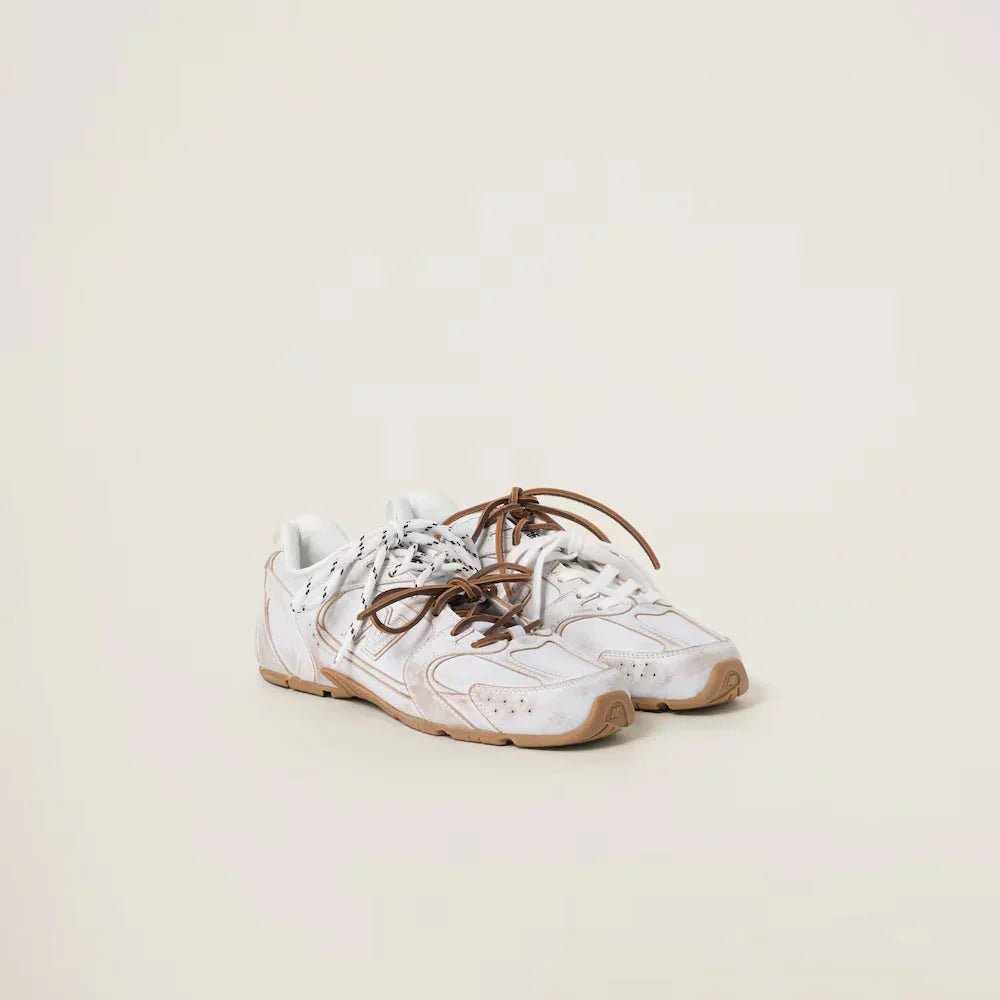 New Balance X Miu Miu 530 SL -- Bleached Leather White Edition