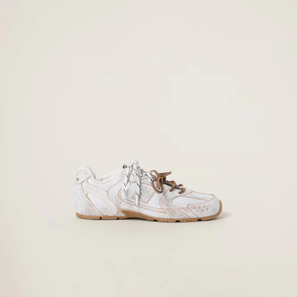 New Balance X Miu Miu 530 SL -- Bleached Leather White Edition