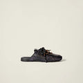 530 SL Mules – Bleached Leather & Gum Sole Black Edition Women