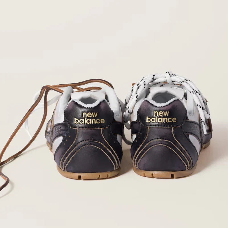 530 SL Runner – Deco’ Calf Leather & Suede Edition (Black / White) Women