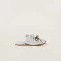 530 SL Mules - Bleached Leather & Gum Sole White