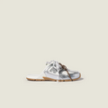 530 SL Mules - Metallic Leather and Mesh