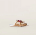 530 SL Mules – Bleached Leather & Gum Sole Cinnamon Travertine Gray